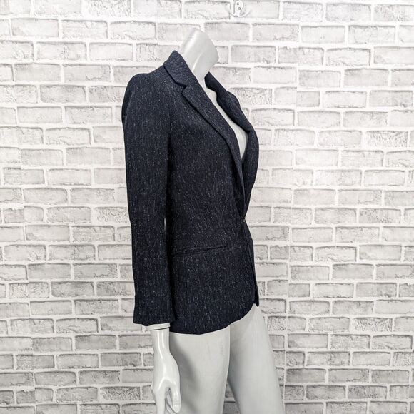 A.L.C. Women's Heather Black Blazer Jacket Wool Blend size 4 - Picture 4 of 9